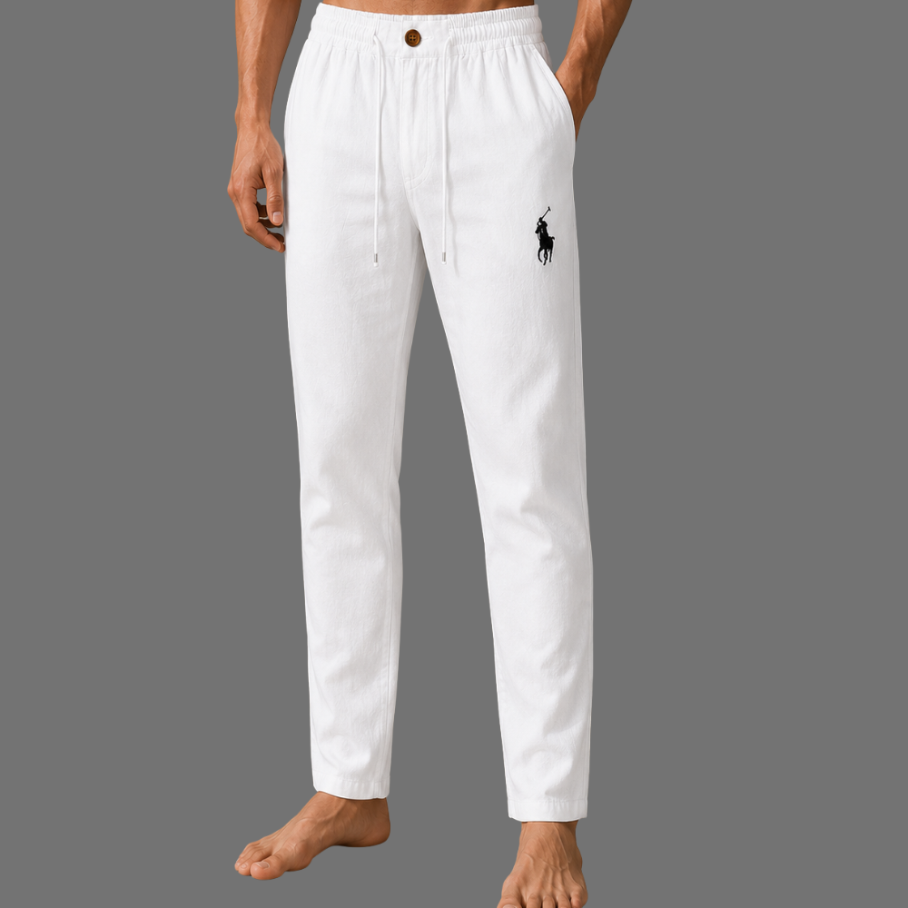 Stunner Elite Ralph Lauren remi Cotton Trouser - White