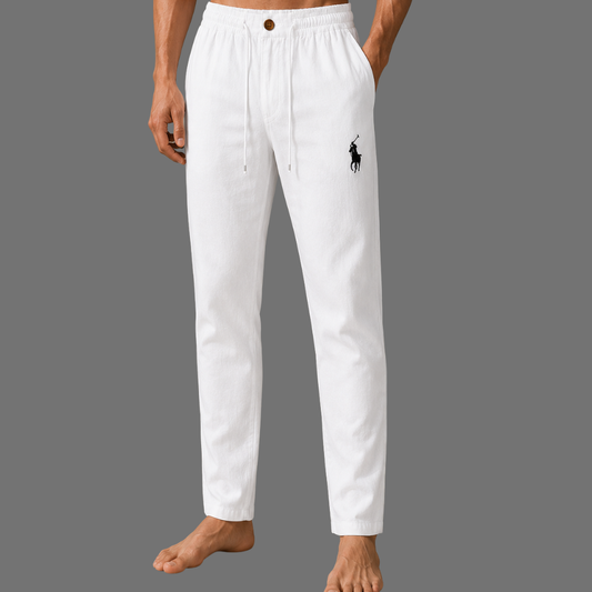 Stunner Elite Ralph Lauren remi Cotton Trouser - White