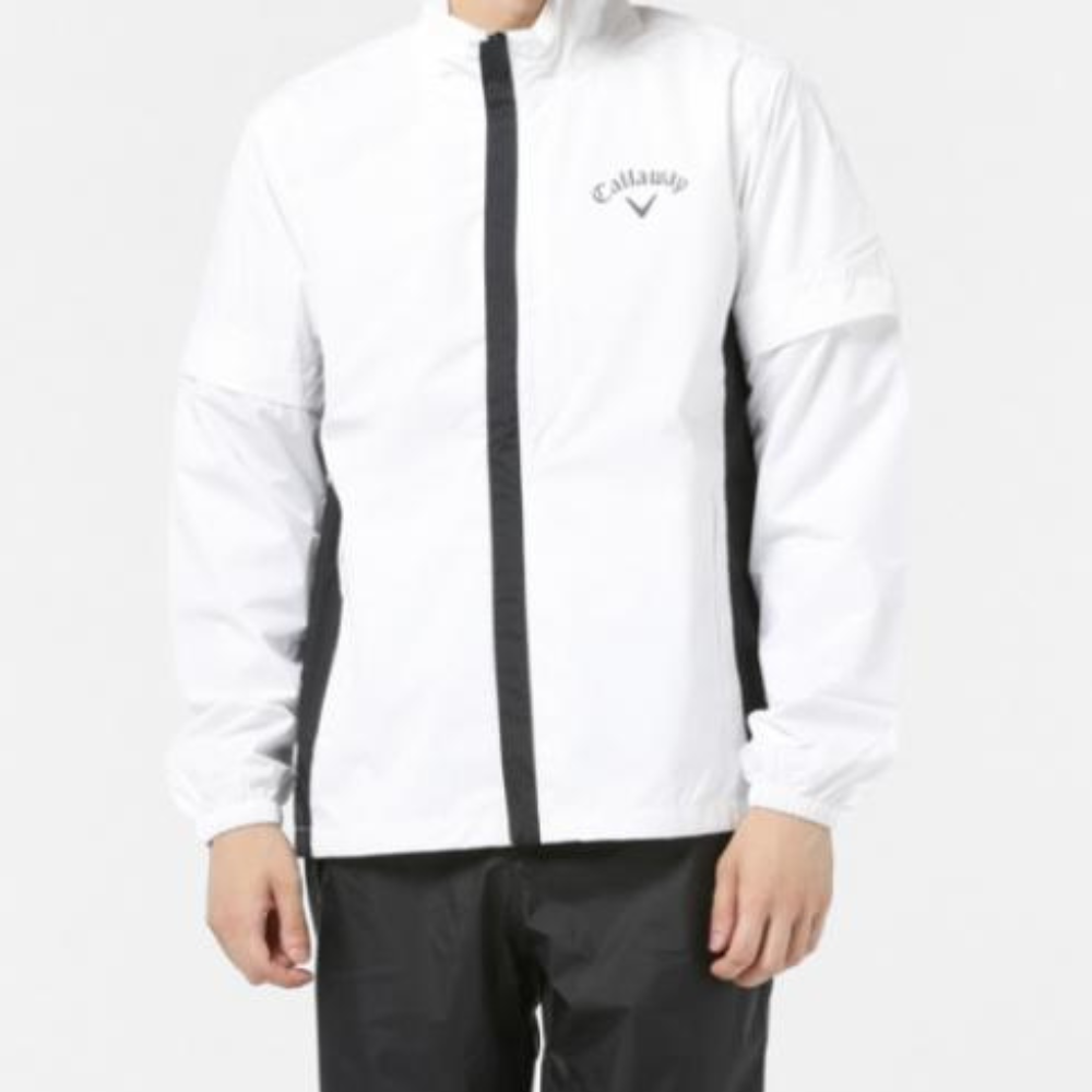 White Callaway Windproof Jacket – Outdoor & Sportswear