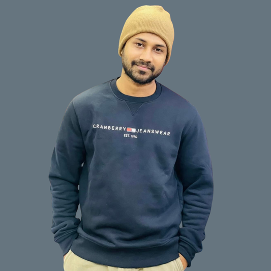 Cranberry Jeanswear Sweatshirt – Navy Blue | Original Export Premium Quality