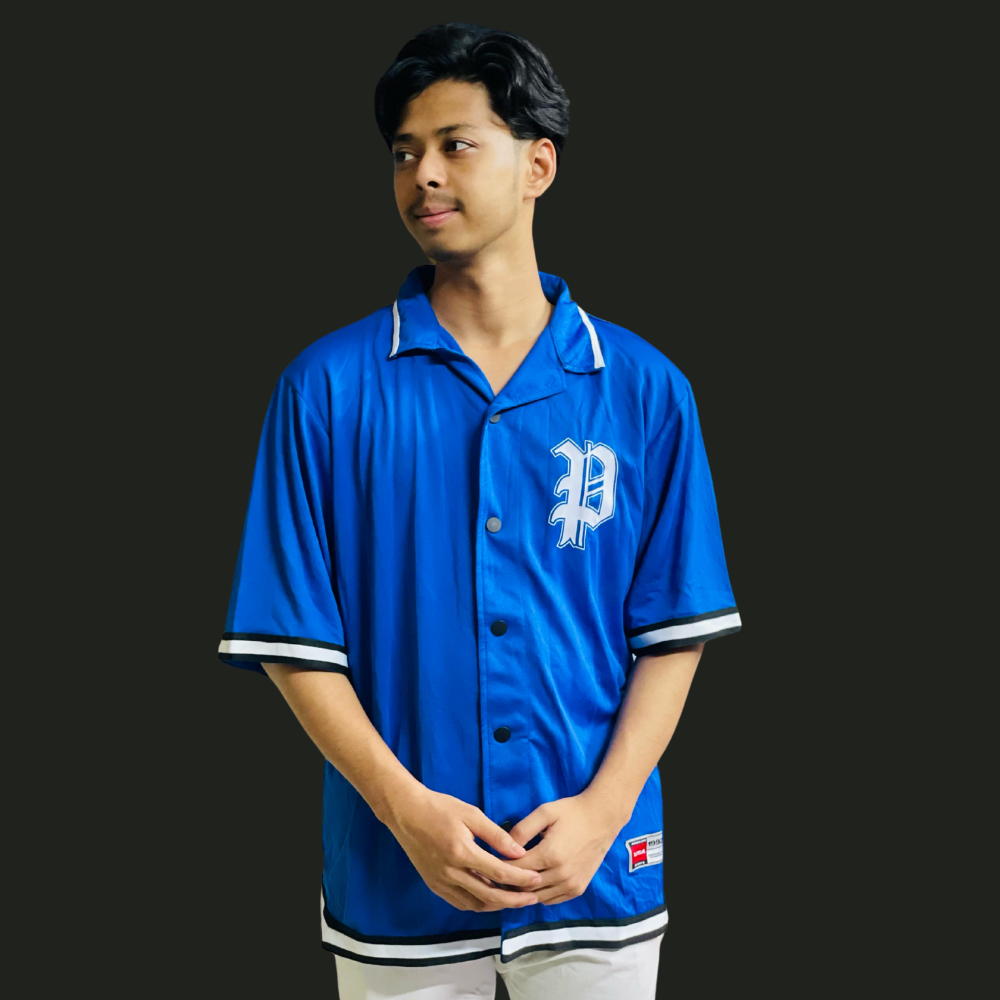 Premium Blue Baseball Jerseys – Mesh Fabric for Cool & Comfy Wear | Stunner Mart