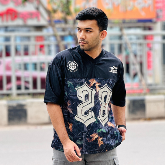 Men's Legends League Oversized Jersey – Premium Camo Mesh Fabric, Streetwear Style, Athletic Fit