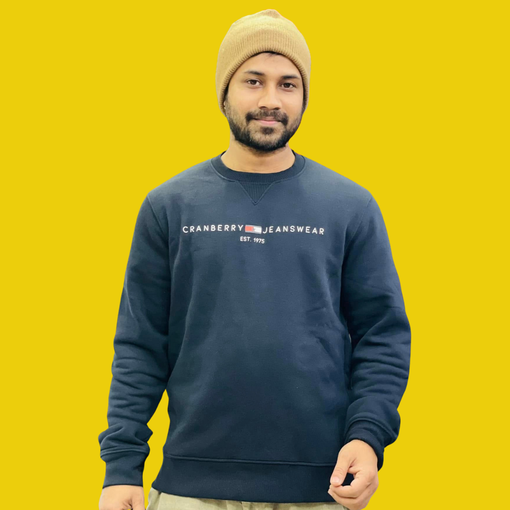 Cranberry Jeanswear Sweatshirt – Navy Blue | Original Export Premium Quality