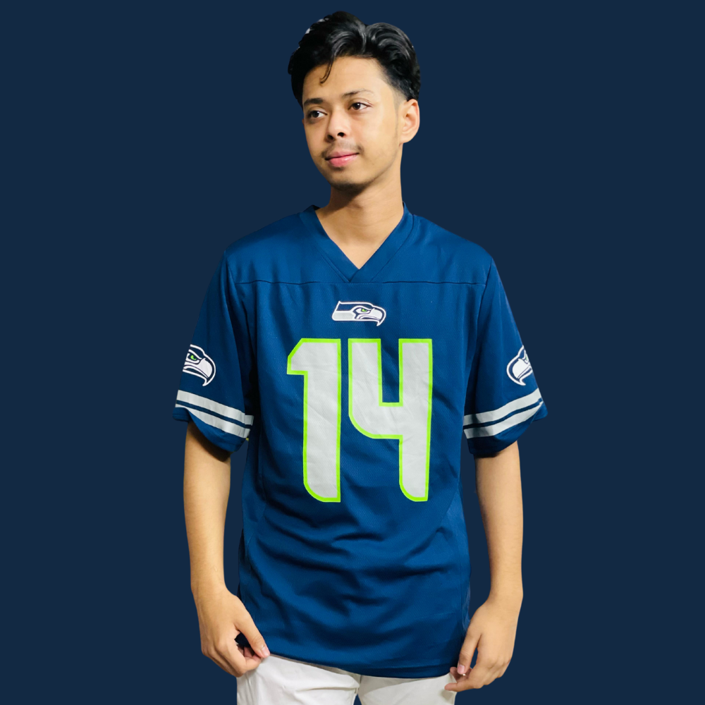 Navy Blue NFL Jersey – Premium Mesh Fabric | Stunner Mart