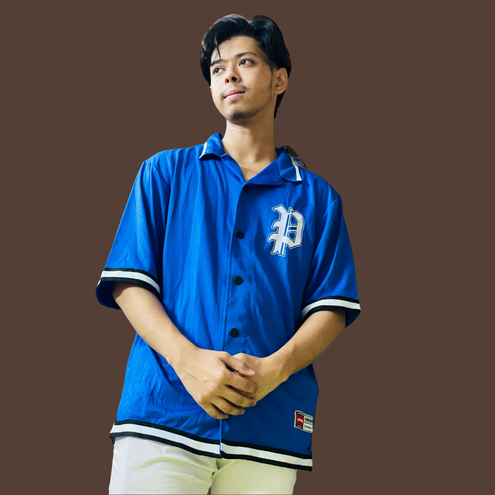 Premium Blue Baseball Jerseys – Mesh Fabric for Cool & Comfy Wear | Stunner Mart