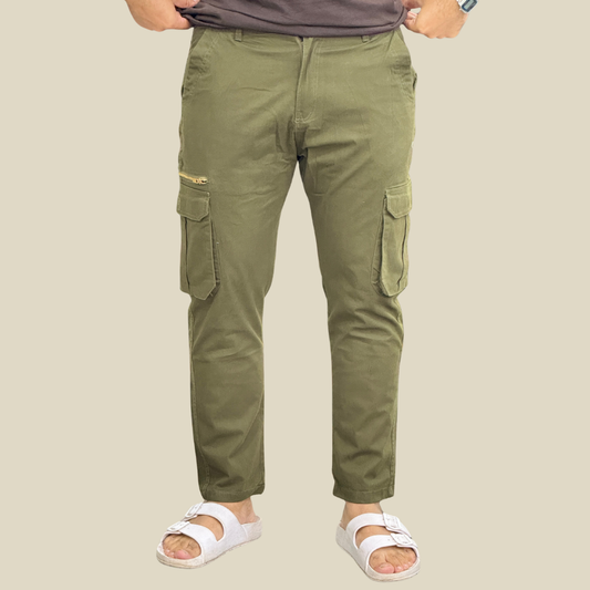 Premium olive Cargo pant for Men