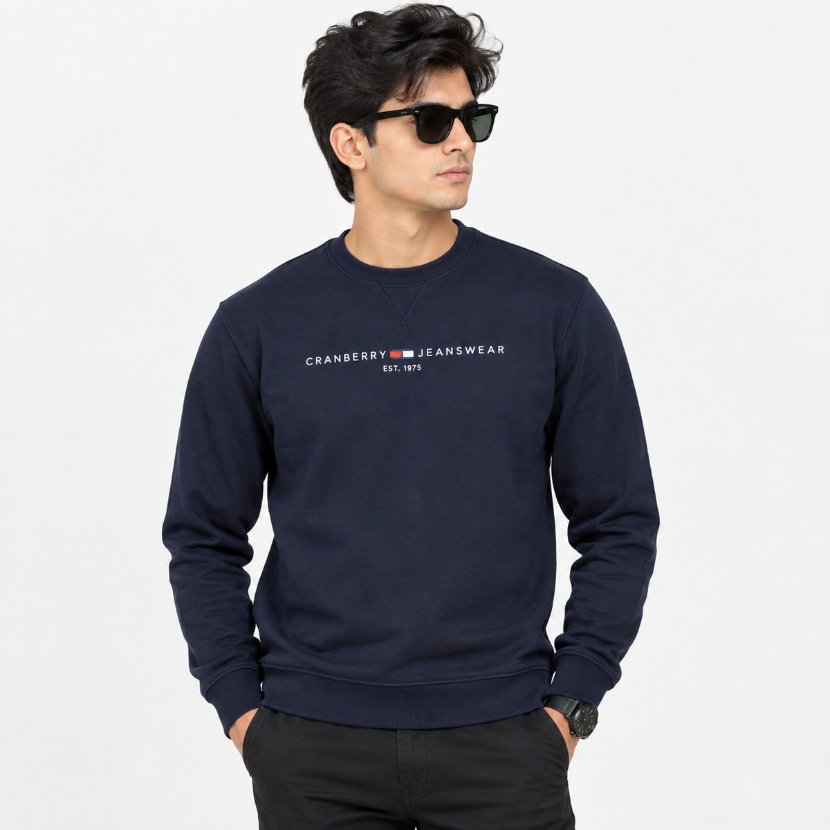 Navy Cranberry Jeanswear Premium Crewneck Sweatshirt