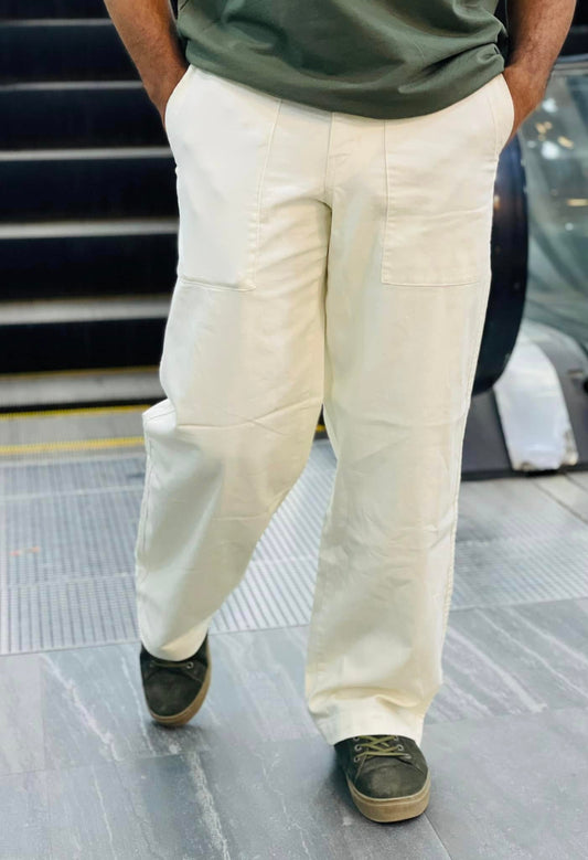 White Baggy Pants – Premium Quality & Ultimate Comfort | Stunner Mart