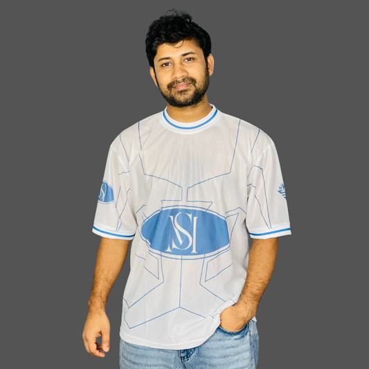 White NFL Jersey – Custom Mesh Fabric, Lightweight & Team-Ready Sportswear | Stunner Mart