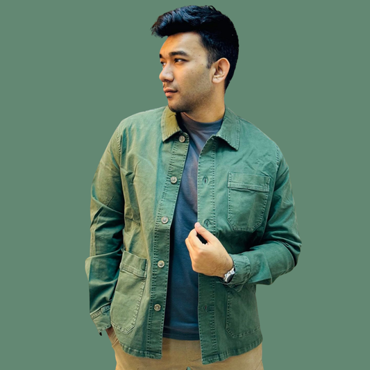 Men’s Button-Up Denim Jacket – Rugged Yet Refined Look