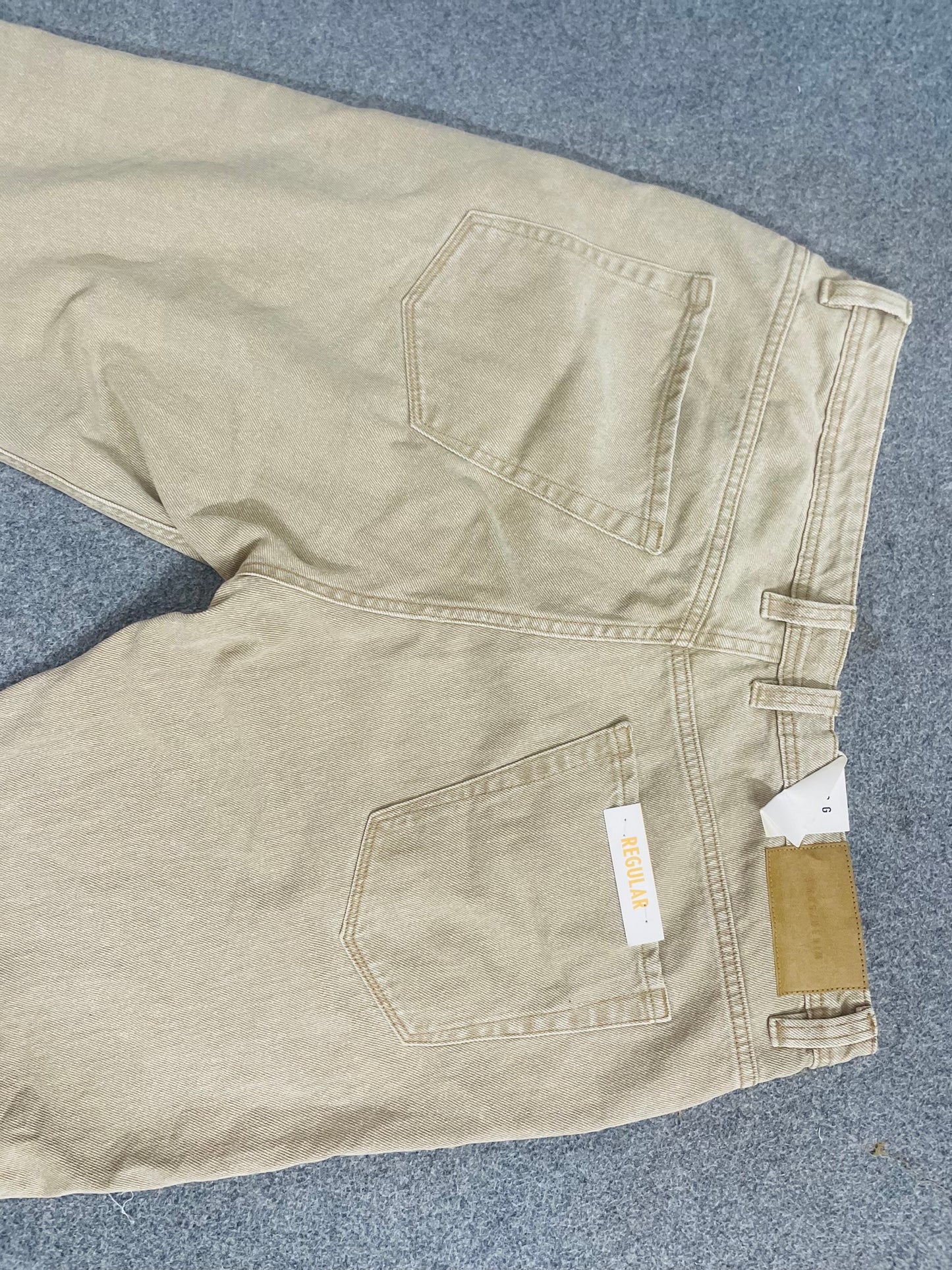 Men's Light Brown Regular Fit Jeans – Premium Export Quality | 100% Cotton