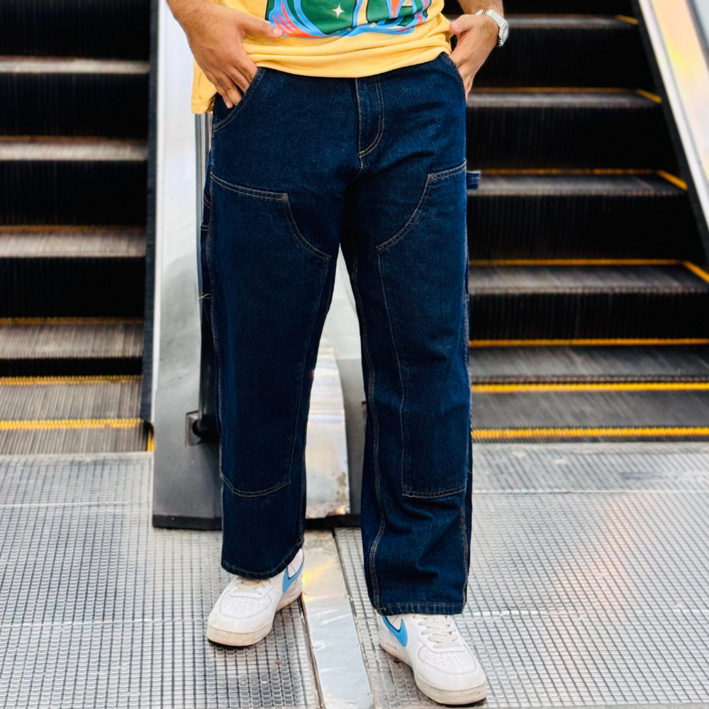 Men's Denim Baggy Carpenter Jeans