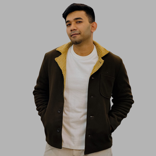 Classic Plaid Wool Jacket for Men | Stunner Mart Exclusive