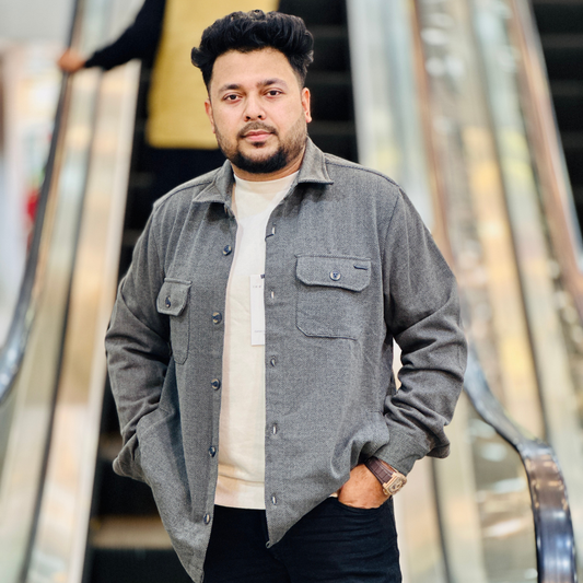 Premium Menswear Overshirt – Modern Casual Style