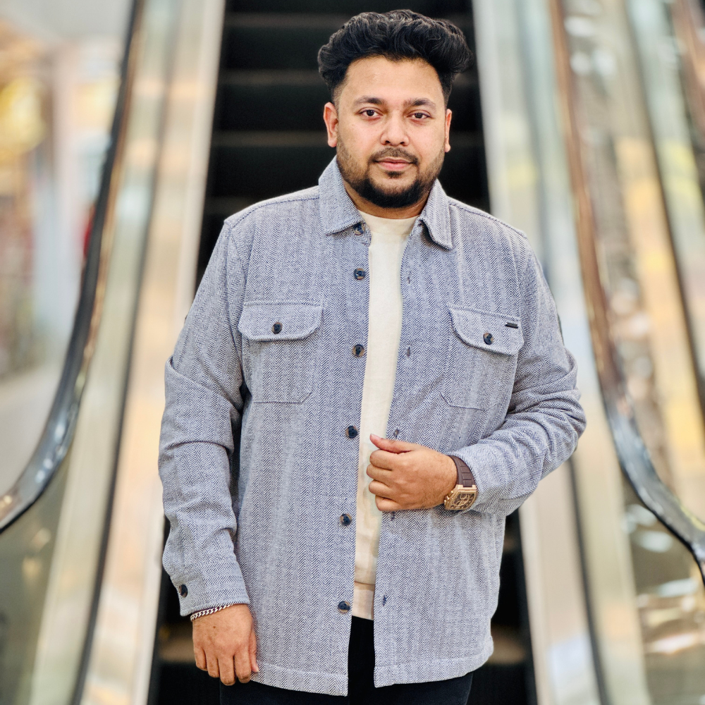 Classic Button-Down Overshirt – Smart & Stylish