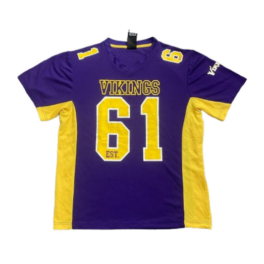 Vikings 61 Purple And Yellow Fan Jersey