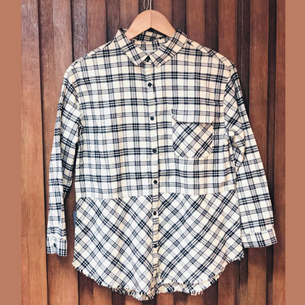 Buy Women's Cotton Long Shirt – Full Sleeves, Chest 38", Length 27" | StunnermartBD