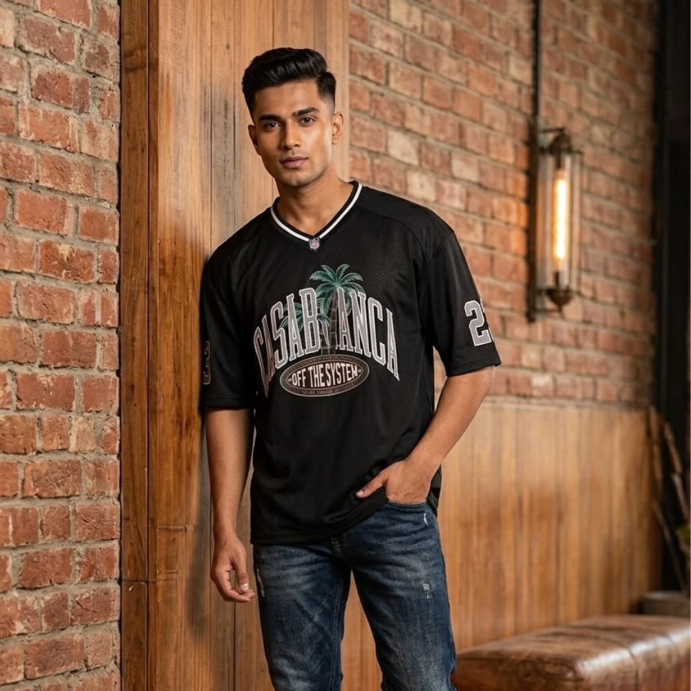 black NFL Athletic Mesh Jersey