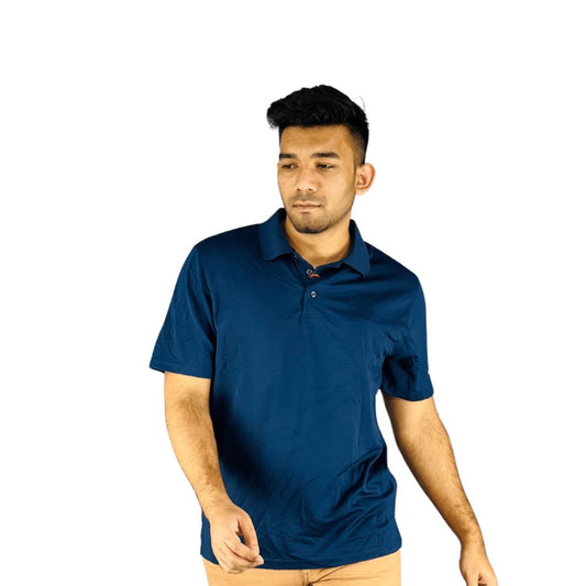 Stay Cool in Classic Navy Blue Polo