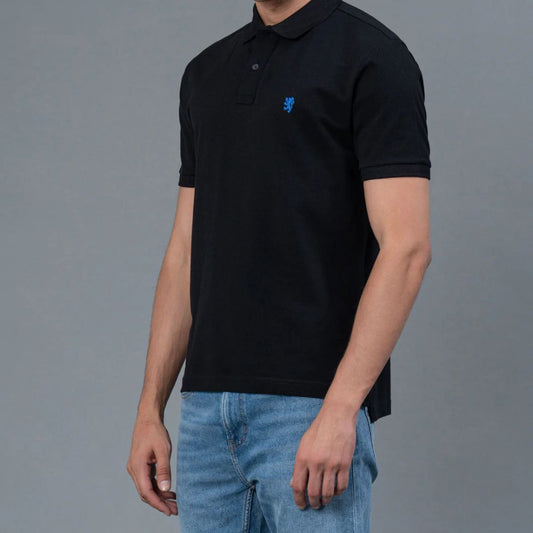 Men’s Classic Fit Cotton Black Polo Shirt