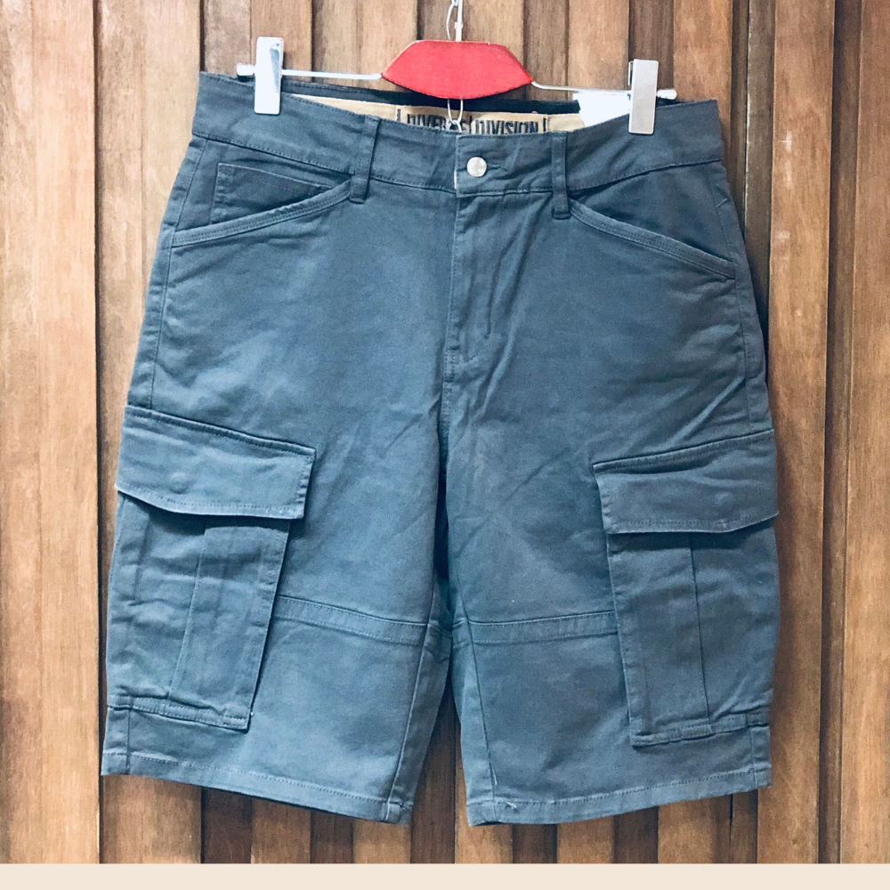 Men’s Ash Denim Shorts – Premium Export Quality, Waist 36 | StunnermartBD