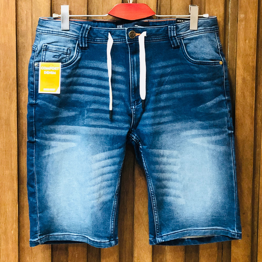 Men’s Blue Denim Shorts – Premium Export Quality, Waist 36, Length 22 | StunnermartBD