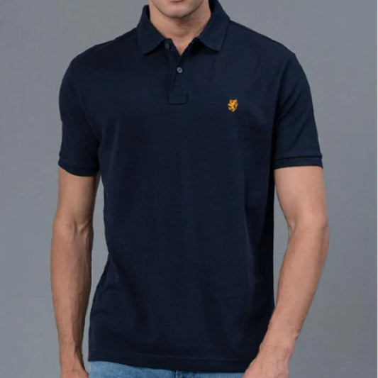 Men’s Classic Fit Cotton Navy Polo Shirt