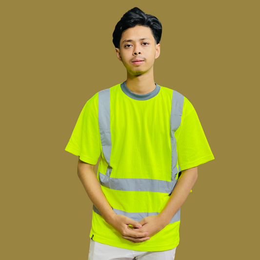 UV Protection Half Sleeve Light Green Work T-Shirt – Durable, Comfortable & Stylish | Stunner Mart