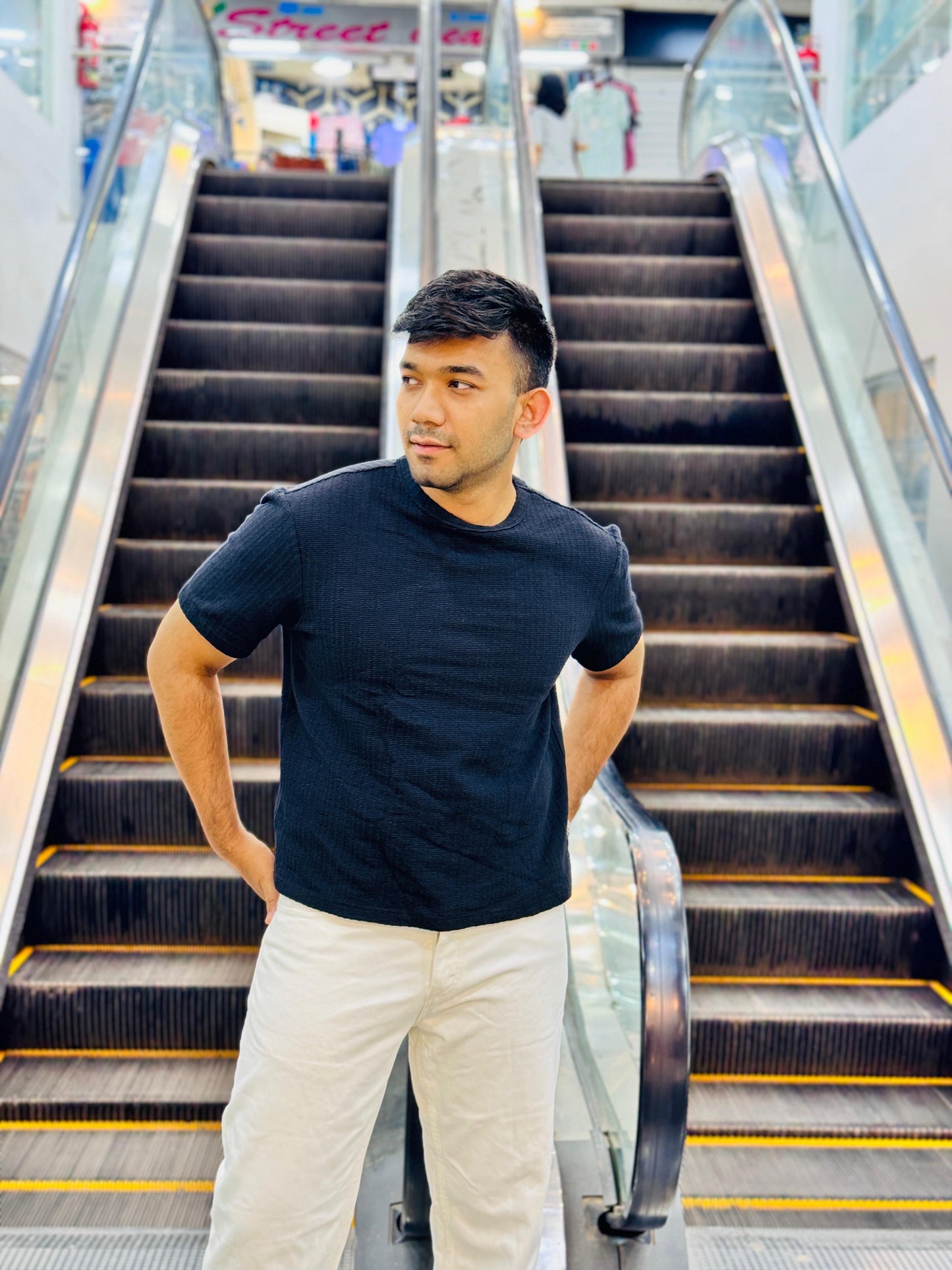 Crop Black Tee + Duty Washed Baggy Pant – Only 1000 Tk!