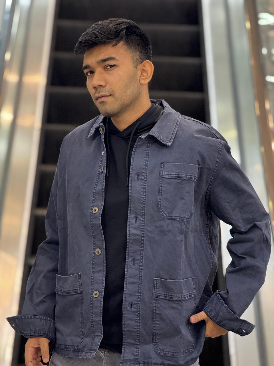 Original Export Denim Work Jacket – Premium Quality