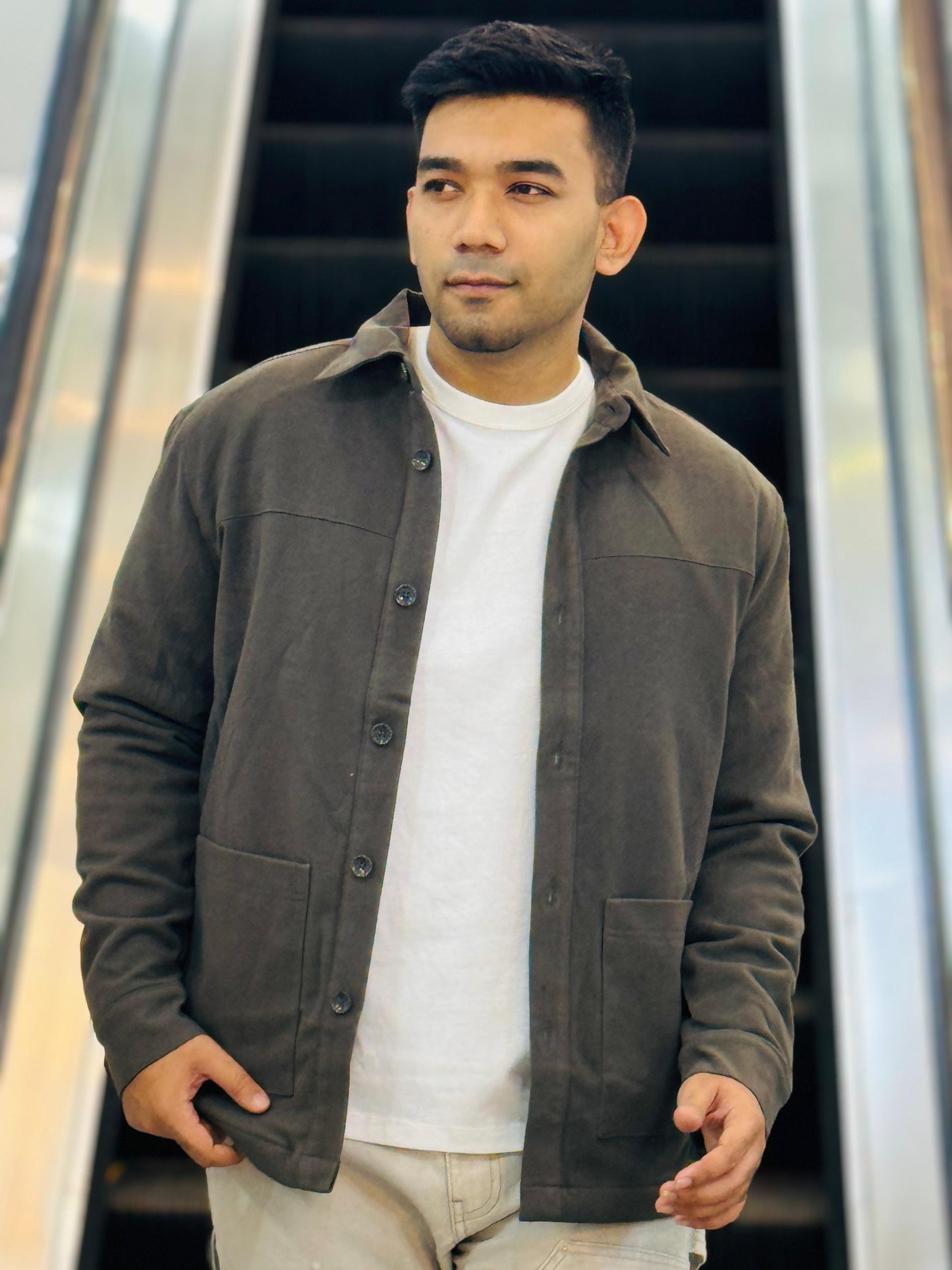 Classic Olive Shirt Jacket – Everyday Smart Style