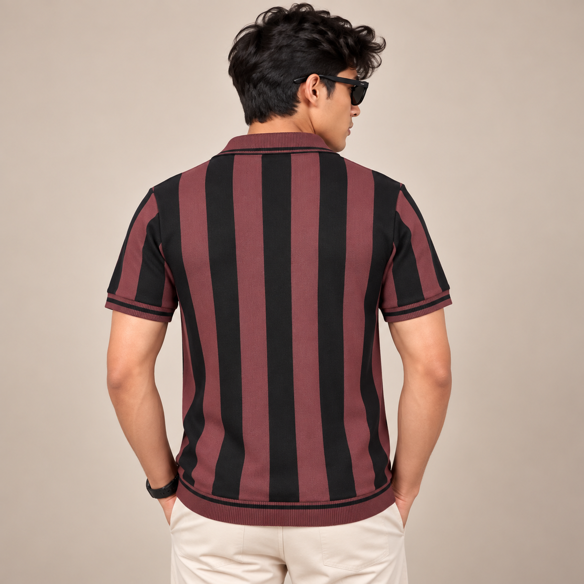 Burgundy Noir Polo