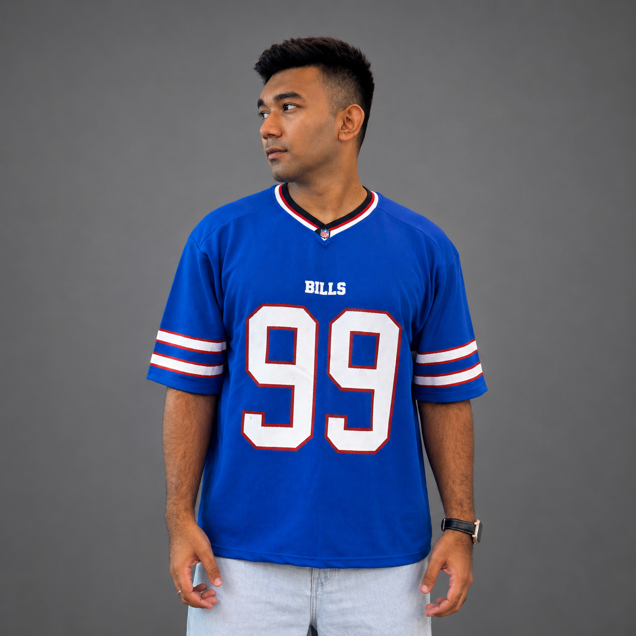 Royal Blue NFL Jersey #99 – Premium Sports Jersey