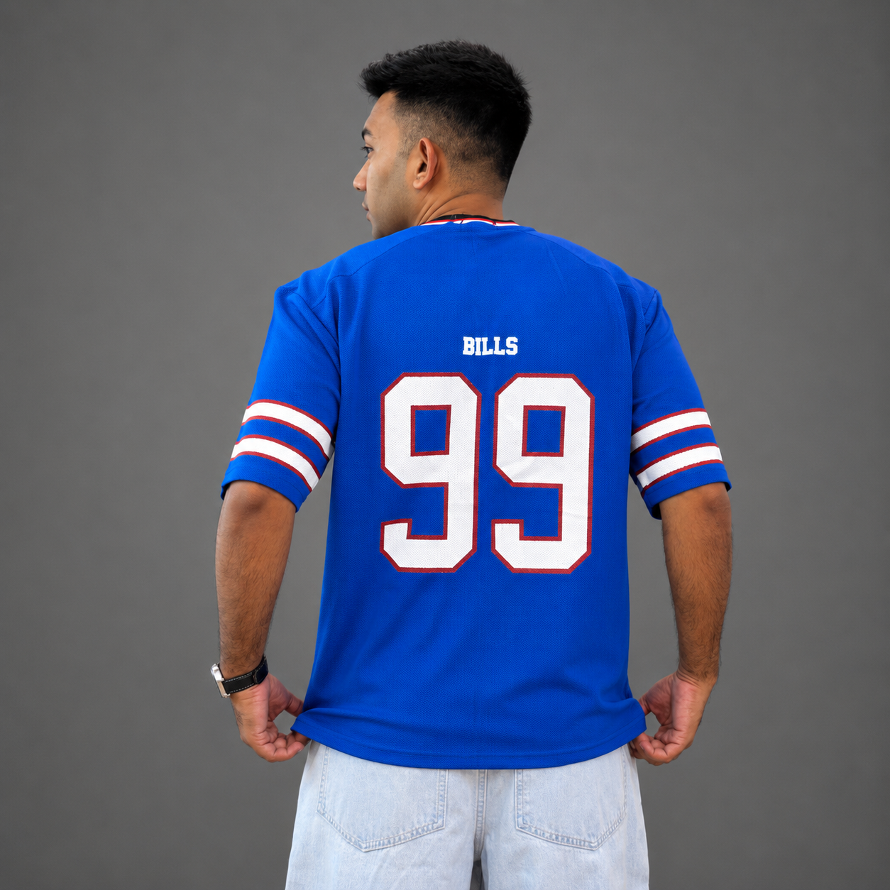 Royal Blue NFL Jersey #99 – Premium Sports Jersey