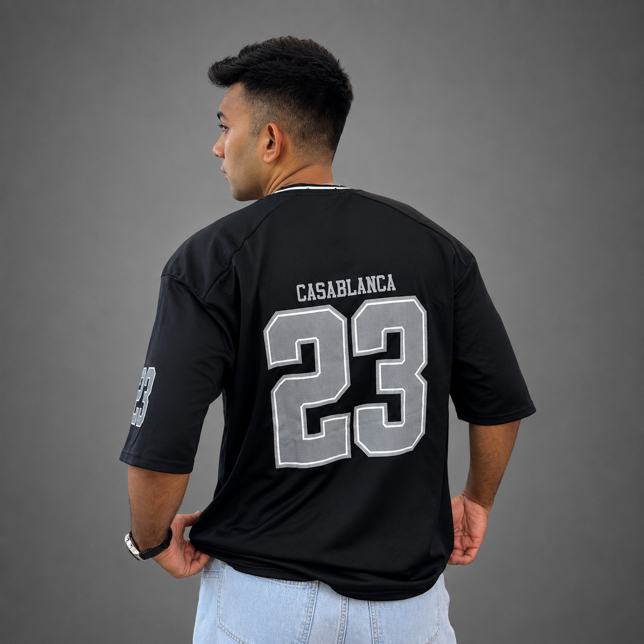 black NFL Athletic Mesh Jersey