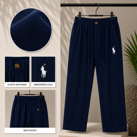 Stunner Elite Ralph Lauren Remi Cotton Trouser - Navy Blue