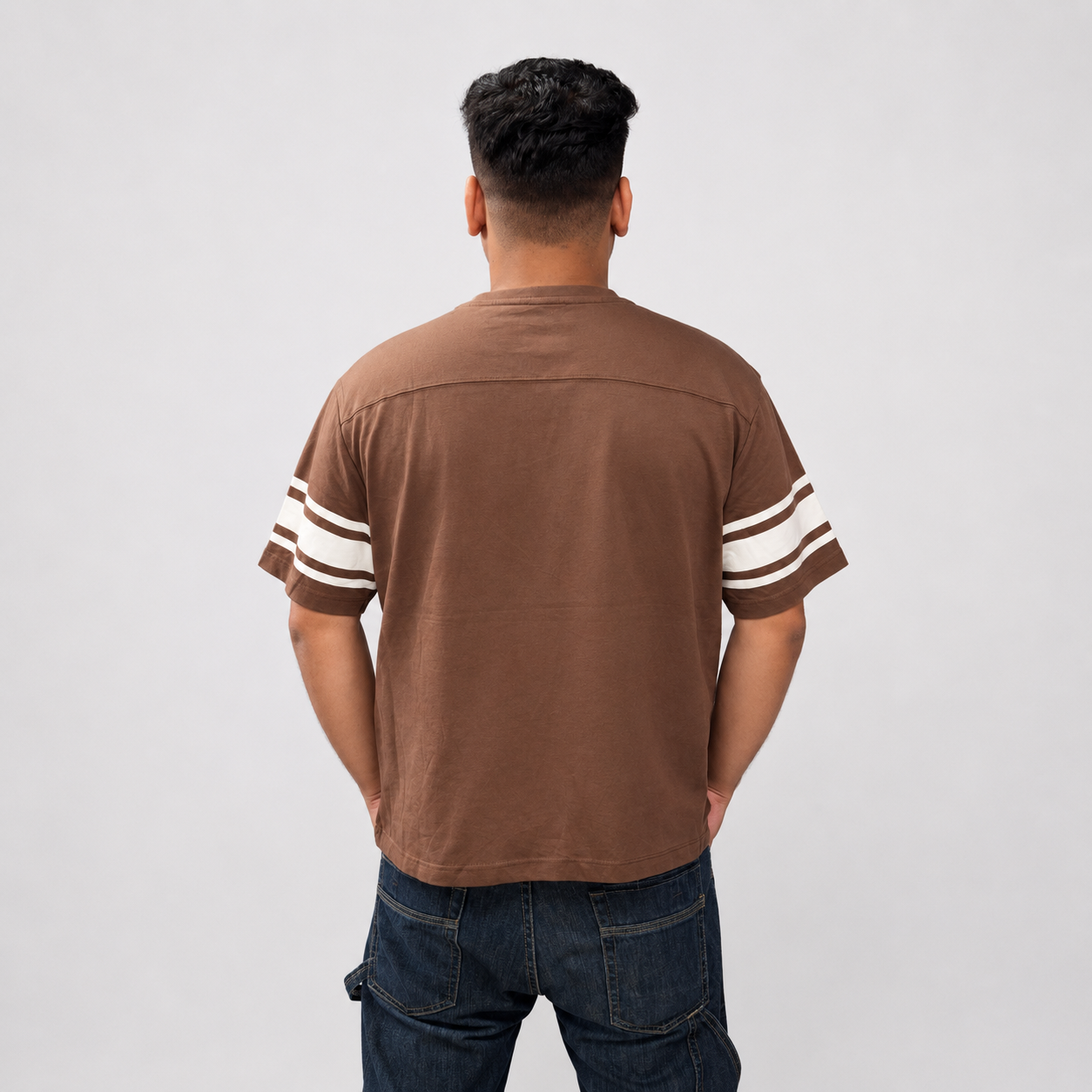 Brown Varsity Oversized Tee