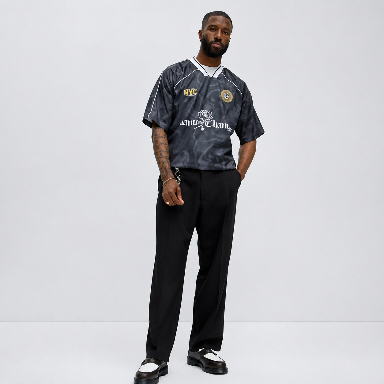 Game Changer Jersey Tee - Black