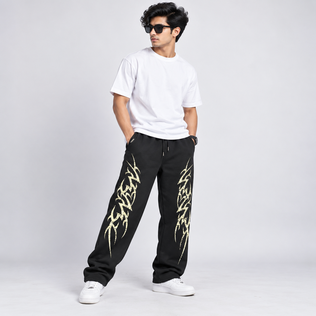 Midnight Tribal Joggers