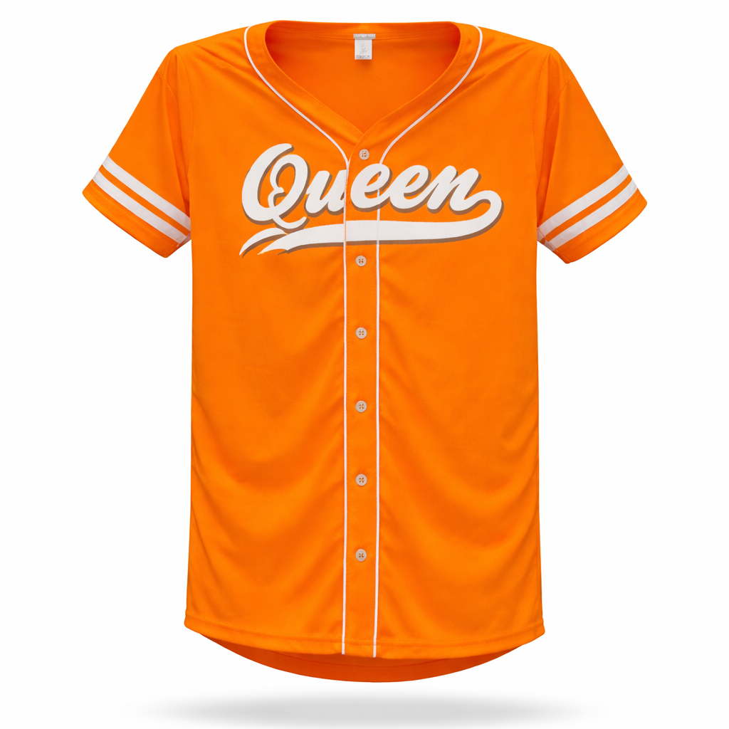 Sunset Queen – Premium Baseball Jersey (Orange Edition)