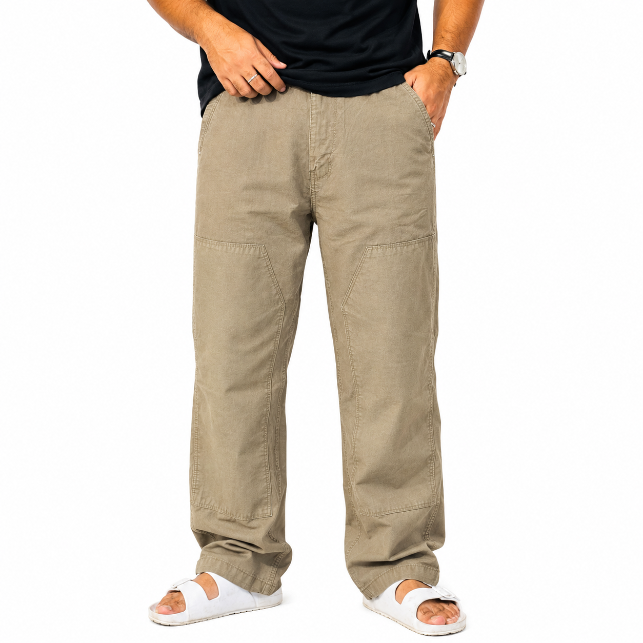 Carpenter Style Casual Pants – Grey
