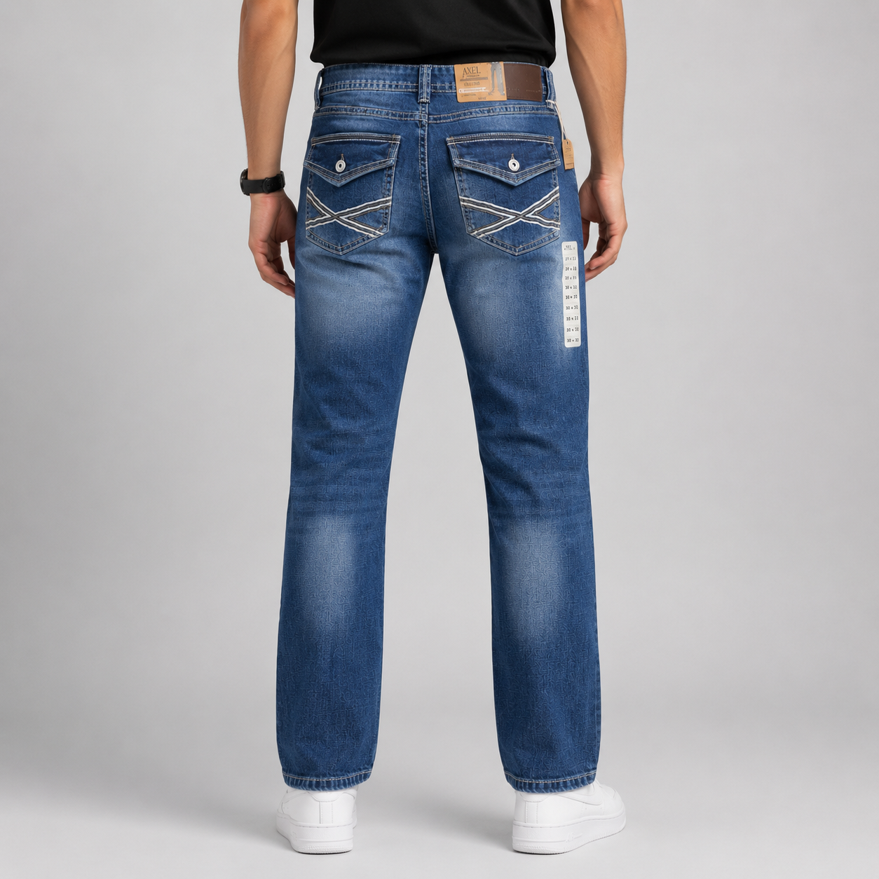 Slim Bootcut Frost Blue Denim Pant