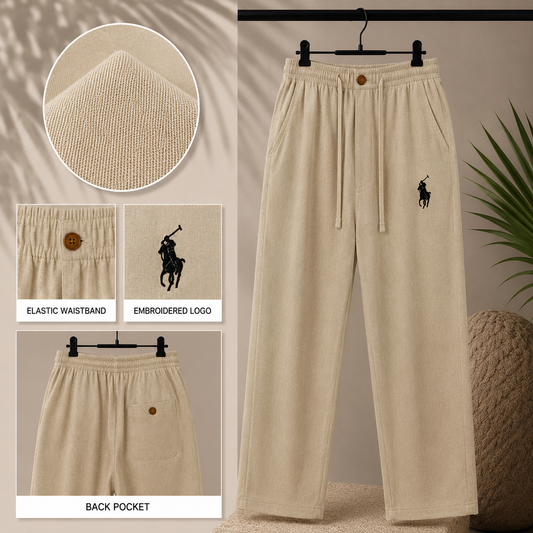 Stunner Elite Ralph Lauren Remi Cotton Trouser - Warm Sand