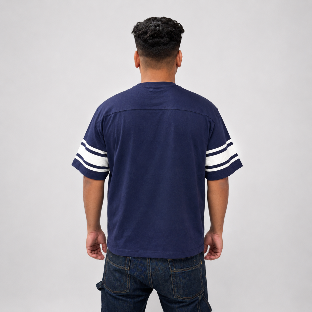 Royal Blue Varsity Oversized Tee