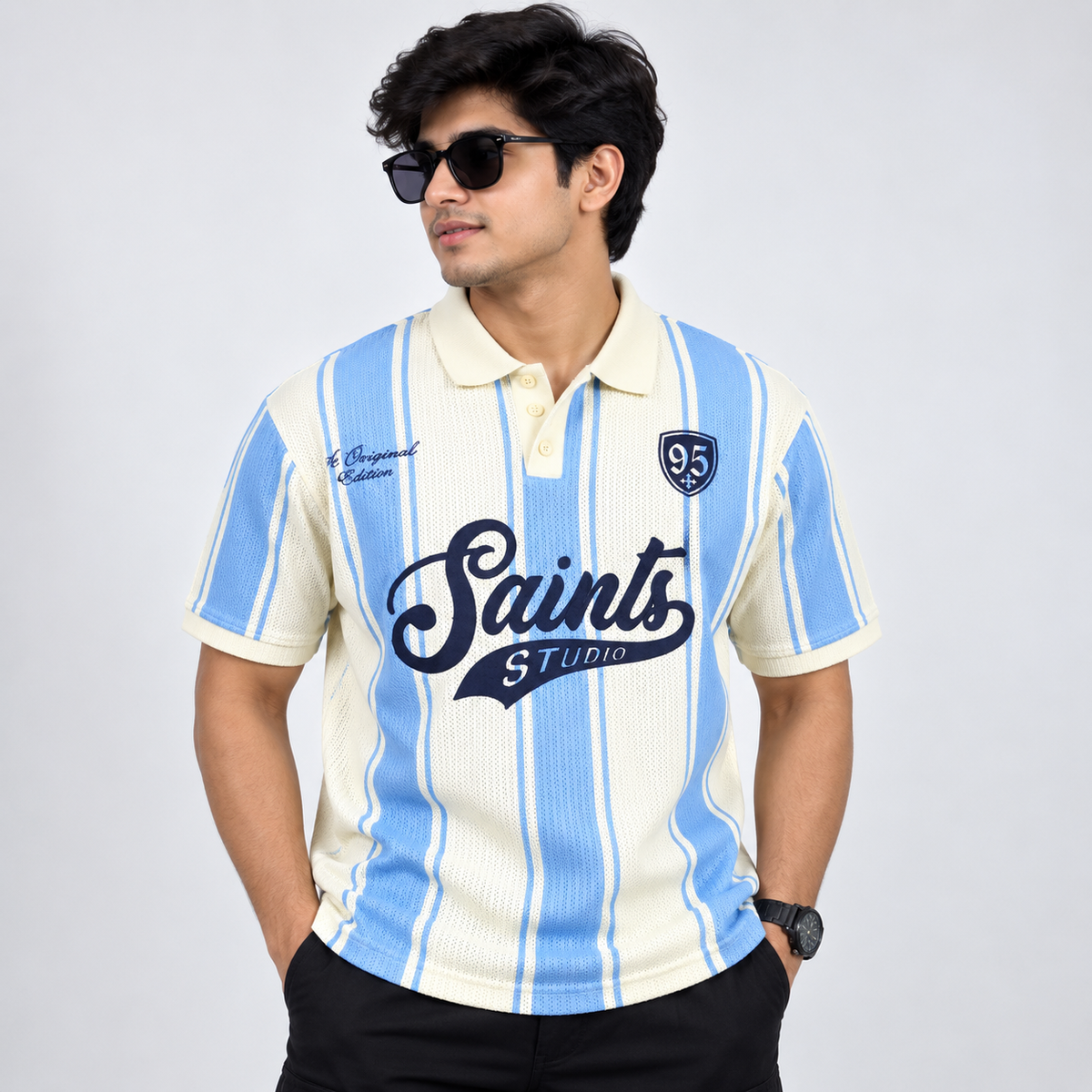 Azure Heritage Jersey Polo